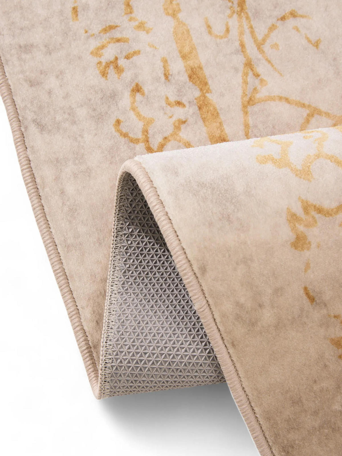 VINTAGE-TEPPICH Miray waschbar 200/300 cm - Beige/Gelb, Kunststoff (200/300cm) - benuta Nest