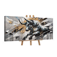 GEMÄLDE Kraft des Geistes auf Keilrahmen 115x50 cm - Multicolor, Holz (115/50cm) - YS-art gallery