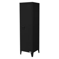 AKTENSCHRANK - Schwarz, Metall (38/137.5/38cm) - ML-DESIGN