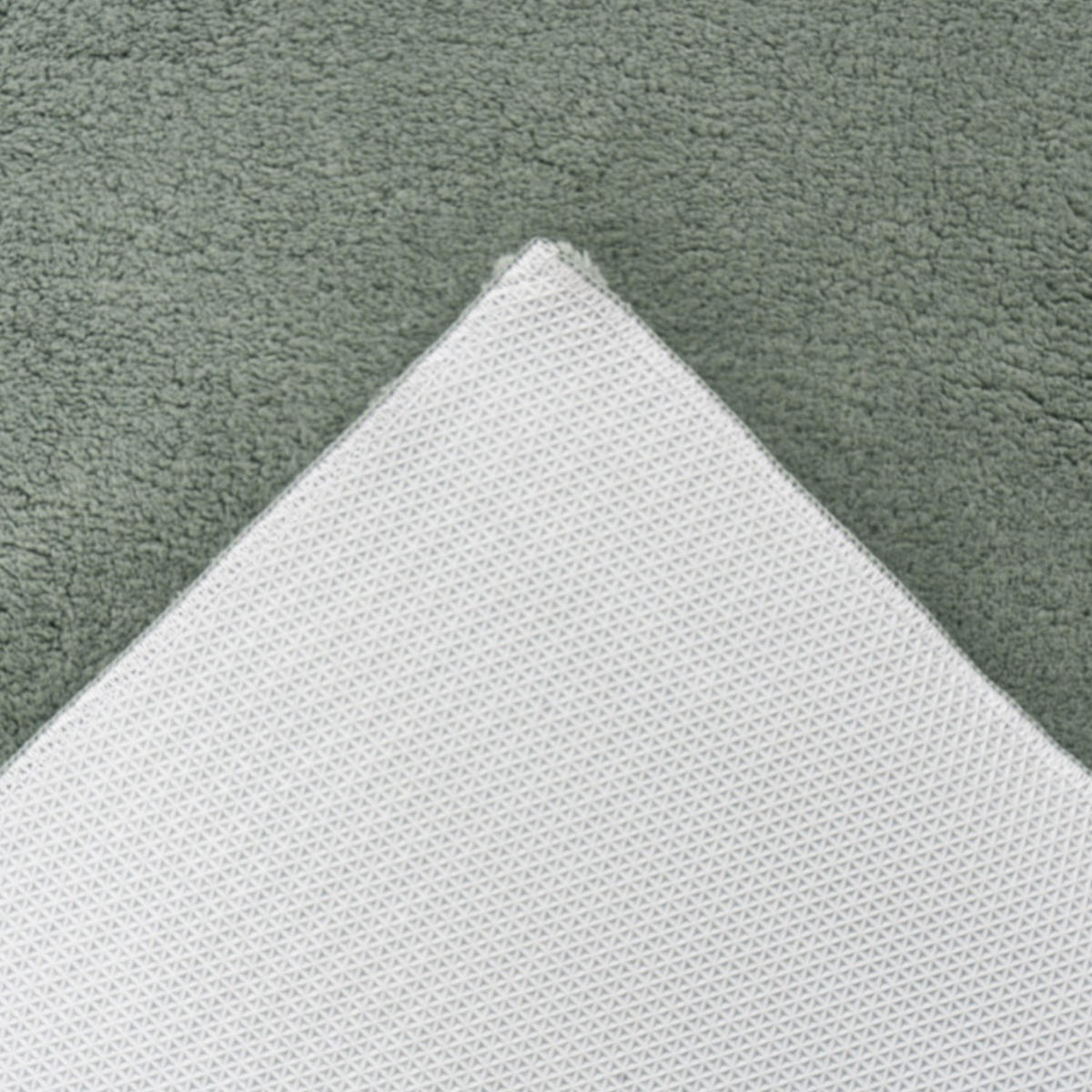 BADTEPPICH Waschbar Pure 500 Jade-Grün 50x90 cm - Grün, Textil (50/90cm) - carpet city