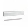 LOWBOARD Lia, hängendes Tv-Board, Moderner Fernsehschrank 165 cm lang Fernsehtisch, Weiß matt/Weiß Hochglanz (38,5 x 165 x 30 cm) - Weiß Hochglanz, Holzwerkstoff (165/30/38.5cm) - InnoFurn