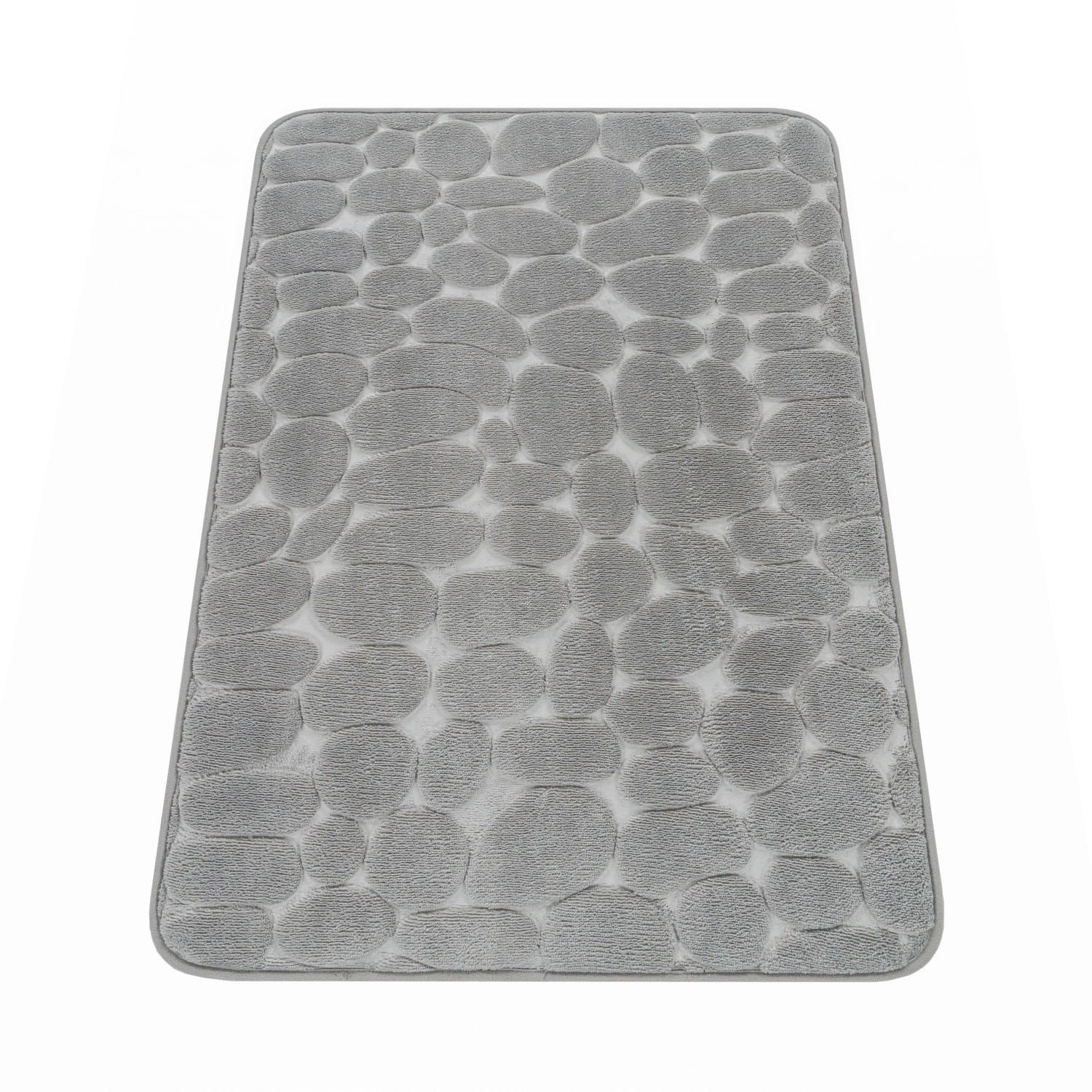 Paco Home Badematte Grau 65x120 cm