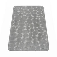 BADEMATTE 65/120 cm Corby 256 - Grau, Kunststoff (65/120cm) - Paco Home