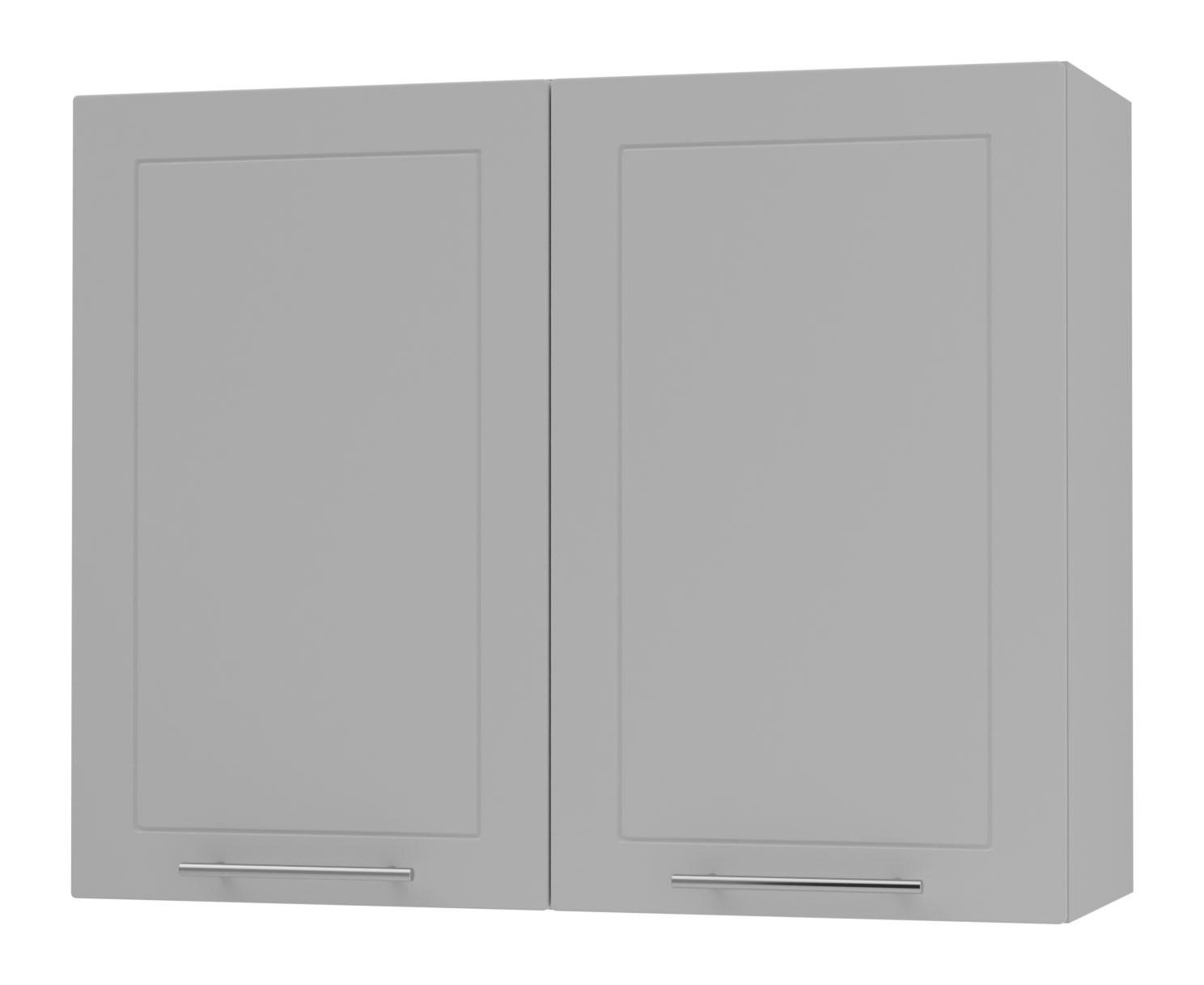 KÜCHENHÄNGESCHRANK Kvantum W3/90 Dust Grey Matt / Grau Matt 90 / 32,5 / 72cm - Grau, Holz/Holzwerkstoff (90/72/32.5cm) - Feldmann-Wohnen