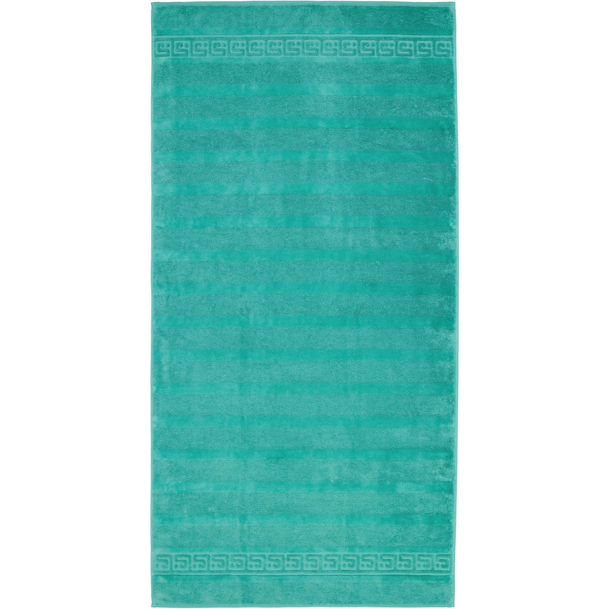 HANDTÜCHER NOBLESSE UNI 1001 SMARAGD - 421 - Grün, Textil (80/160cm) - Cawoe