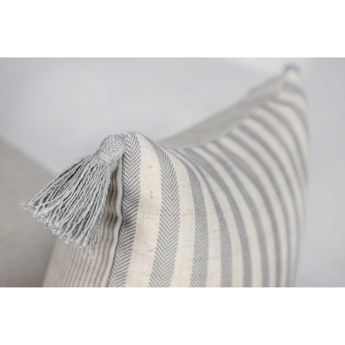 KISSENHÜLLE SW-Habit 38/38 cm  - Creme/Grau, Basics, Textil (38/38cm) - Esprit