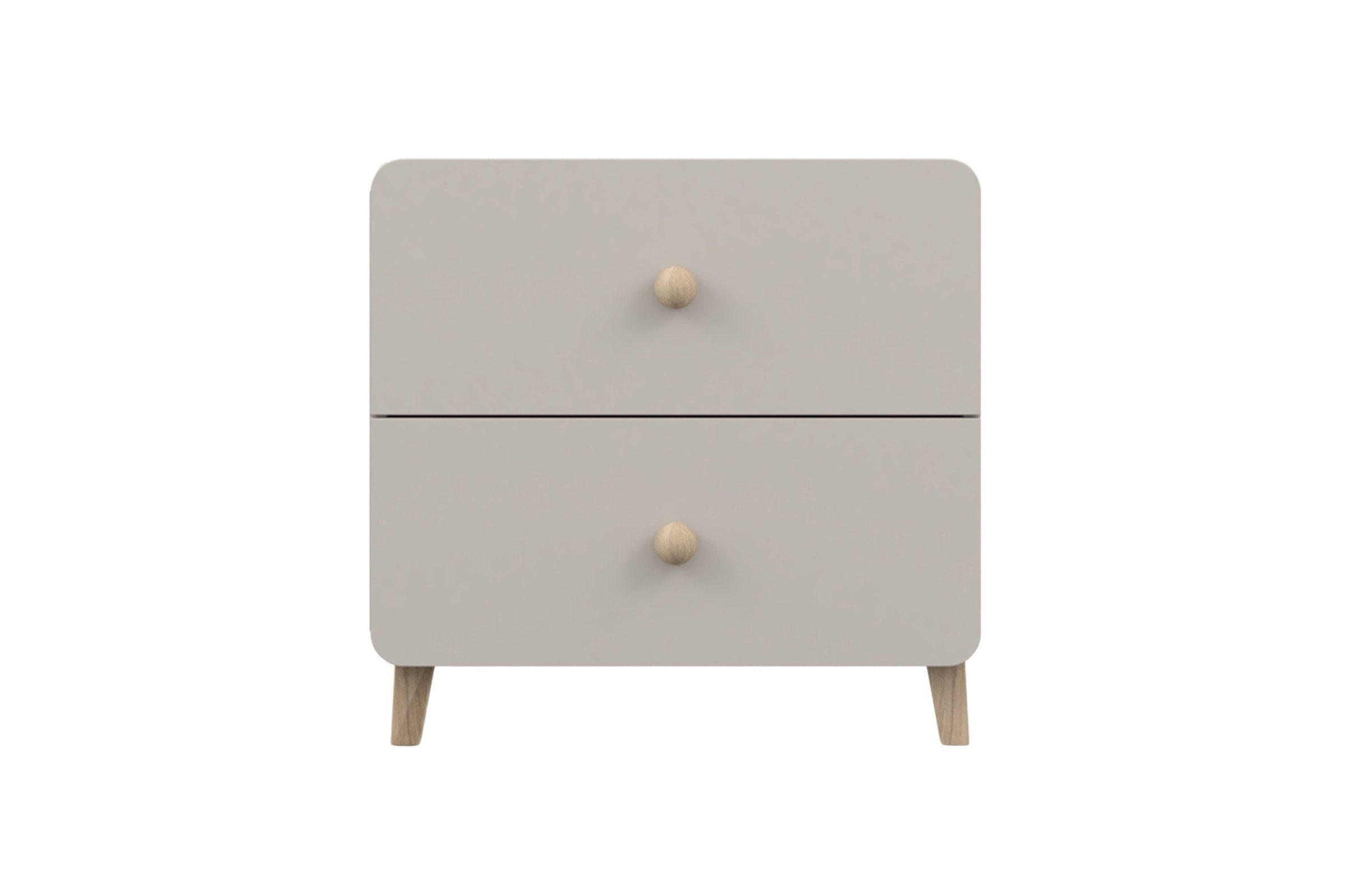 KINDER-NACHTTISCH MARCO 07 55/53/41 cm in Kaschmir - Kaschmir, Holzwerkstoff (55/53/41cm) - Deine Möbel 24