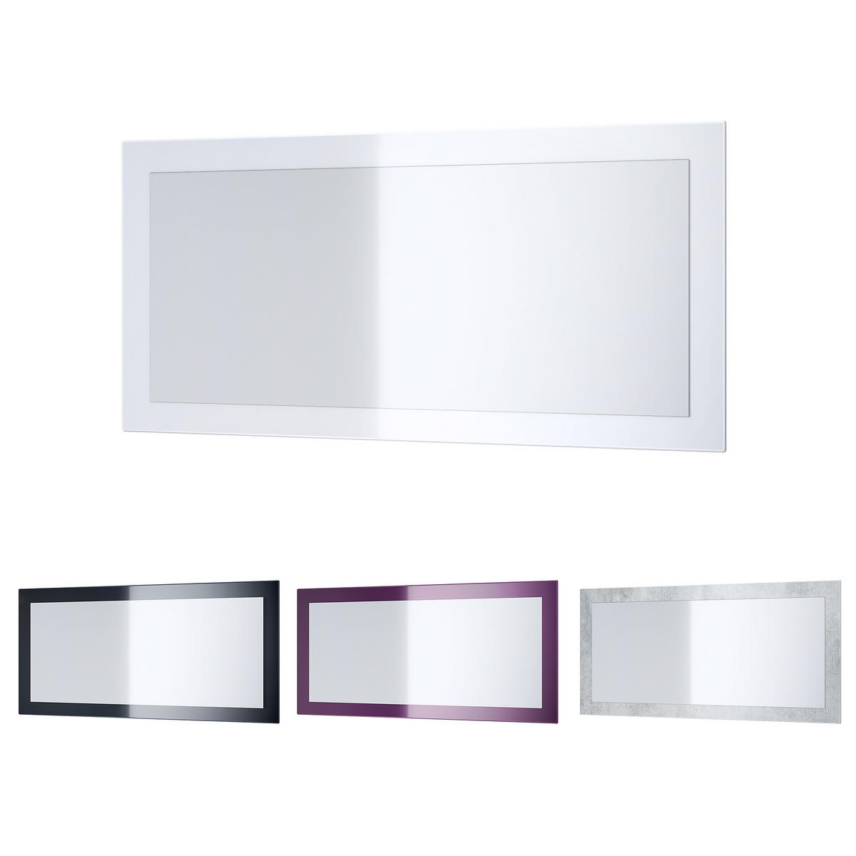 SPIEGEL Lima Eiche sägerau - Eiche San Remo, Holzwerkstoff (89/45/2cm) - Vladon