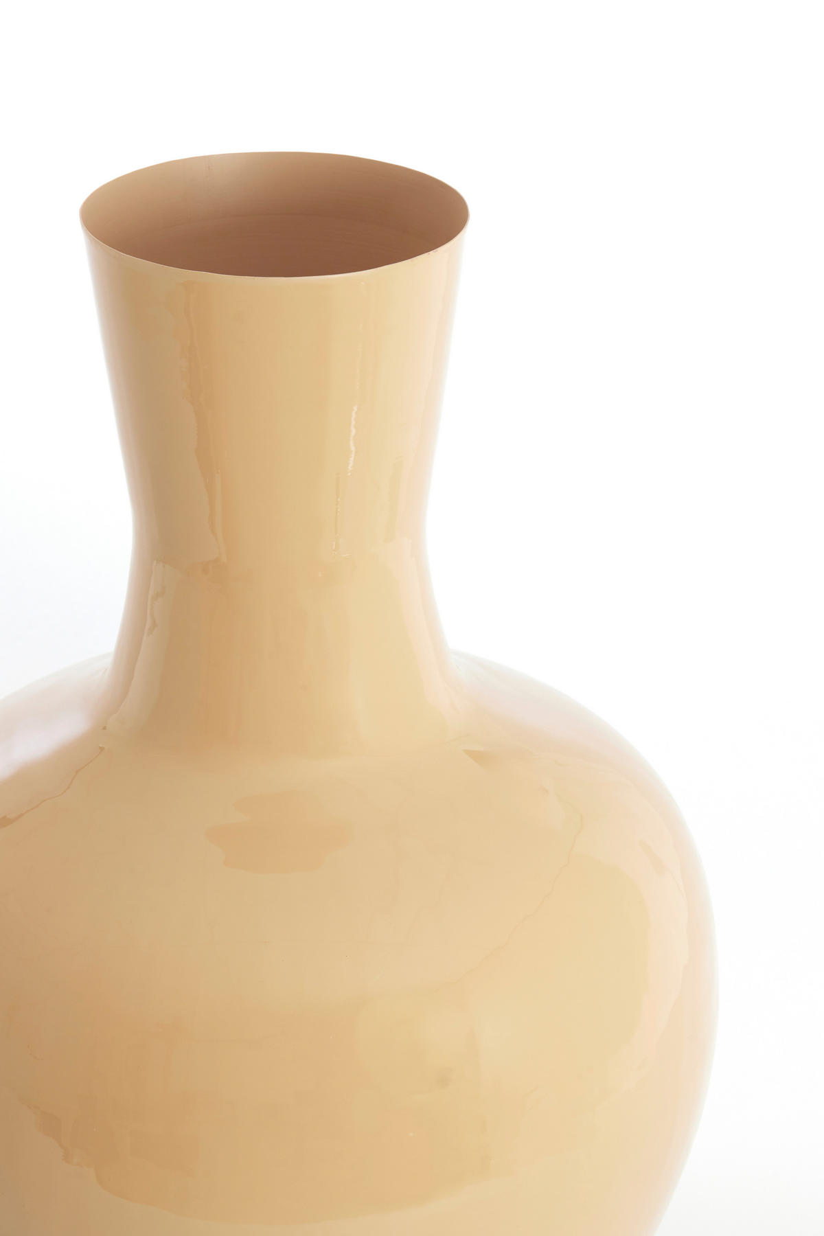 VAZE Nana Braun 44/44/69 cm - Braun, Metall (69cm) - Light & Living