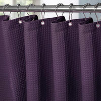 DUSCHVORHANG Waffelstoff Lila 275 x 182 cm - Lila, Textil (275/182cm)