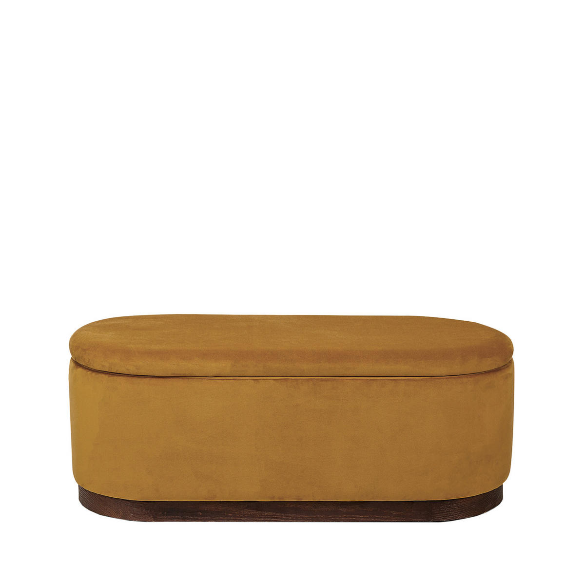 BANK Isola Senf / Gelb 100 cm x 40 cm - Dunkelgelb, Textil (100/40/40cm)