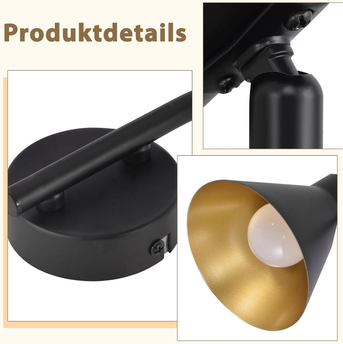 STRAHLER Welle 28/25/21 cm - Schwarz, Metall (28/25/21cm) - Nettlife