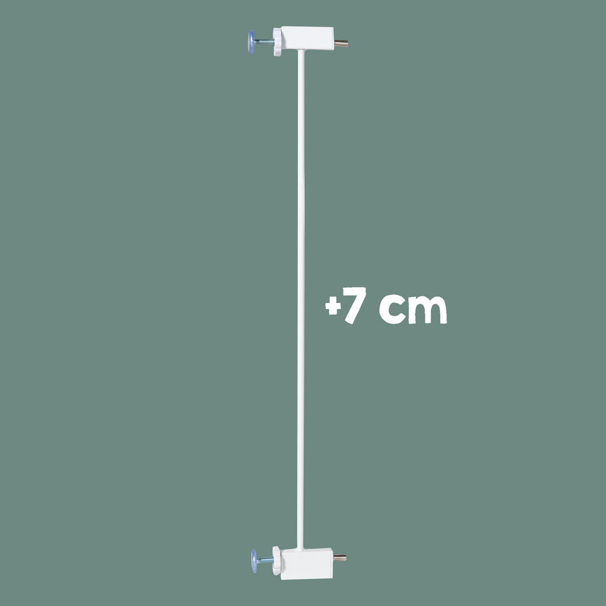 SCHUTZGITTERVERLÄNGERGUNG easySafe+ 7 cm - Weiß, Metall (10/2.7cm) - Roba