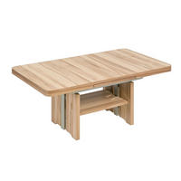 FUNKTIONSTISCH Cantara höhenverstellbar und ausziehbar 140(190) x 80 x 56-75 Couchtisch massiv Kernbuche - Braun, Holz (140/80/56cm) - 58aufmkessel