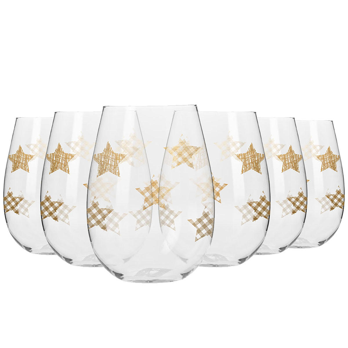 WASSERGLÄSER 6er-Set 500 ML - Transparent, Glas (0.5L) - Krosno Glass