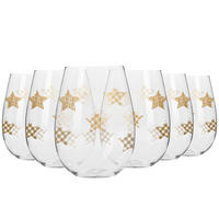 WASSERGLÄSER 6er-Set 500 ML - Transparent, Glas (0.5L) - Krosno Glass