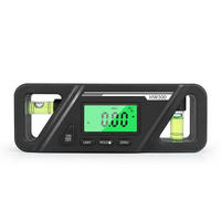 WASSERWAAGE – zur Winkelmessung (Schwarz) - Schwarz, Kunststoff (13/5.7/3.6cm) - DCA