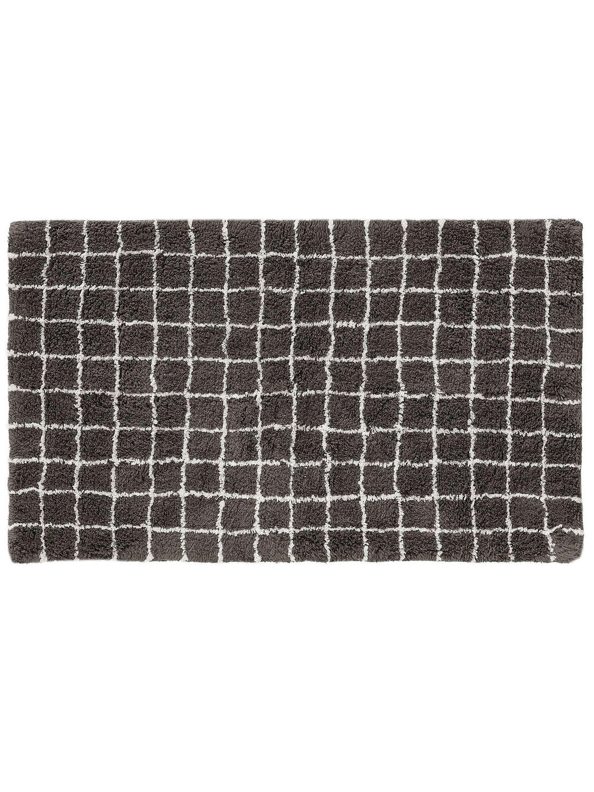 BADEMATTE Wavu Grau 70x120 cm - Grau, Textil (70/120cm) - benuta Nest
