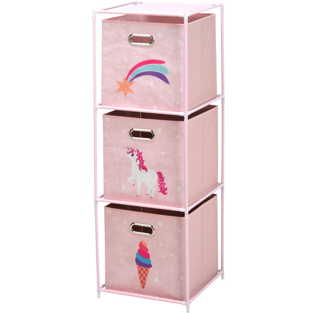 REGAL Textl - Rosa, Metall (35/102/35cm)