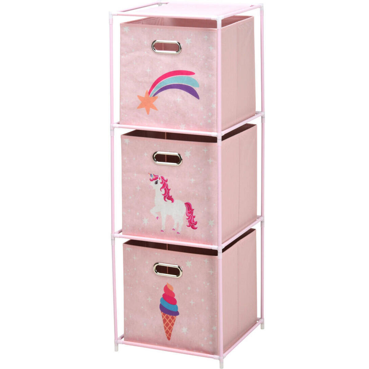REGAL Textl - Rosa, Metall (35/102/35cm)