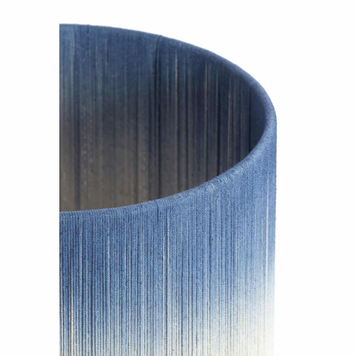 LAMPENSCHIRM Tossa Blau 30/30/21 cm - Blau, Textil (30/30/21cm) - Light & Living