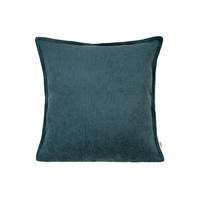 KISSENHÜLLE HYggelig No.1 nord-blau Cord-Samt 50/50 cm - Blau, Textil (50/50cm) - beties Heimtextil