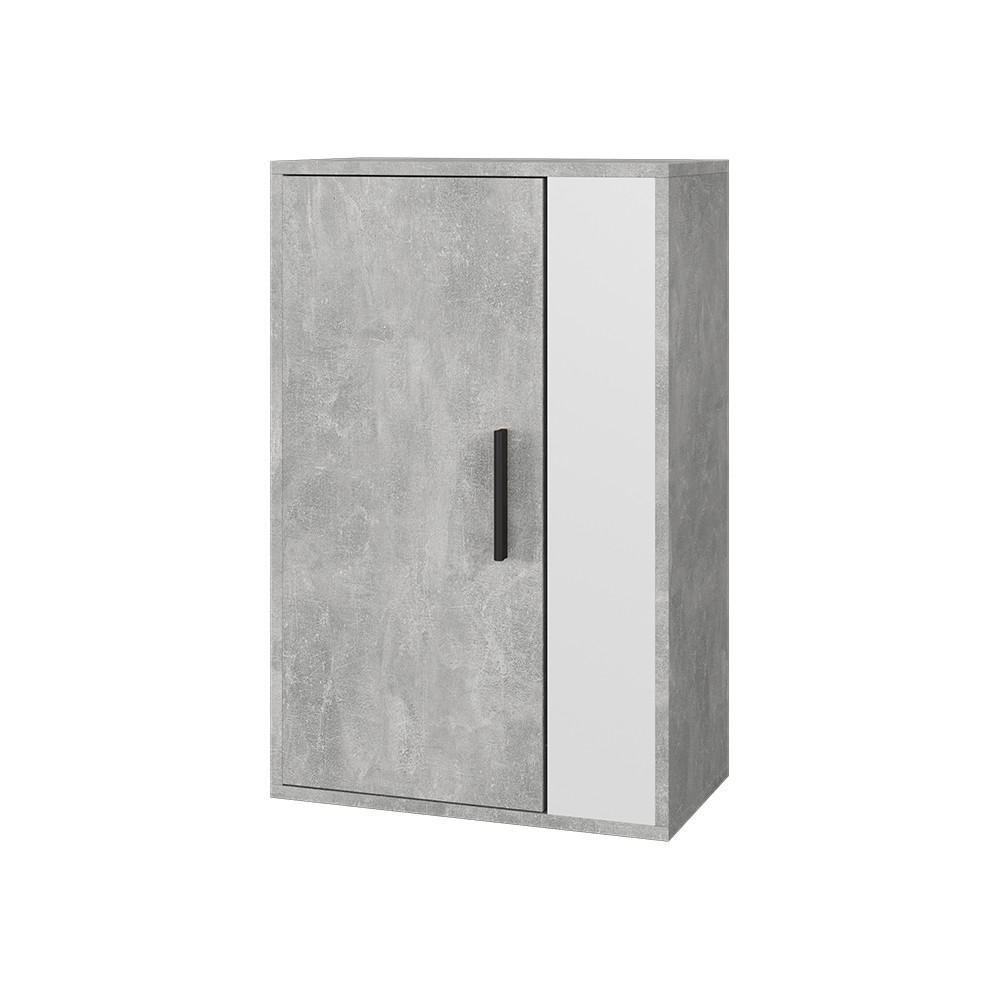 Vicco NÁSTĚNNÁ SKŘÍŇKA Berno Beton/bílá 50.1 x 78.4 cm se 2 přihrádkami