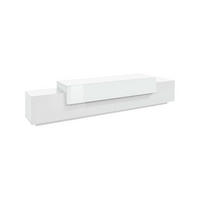 FERNSEHSCHRANK Glänzendes Weiß 45/240/52 cm - Weiß, Holzwerkstoff (240/52/45cm) - DMORA