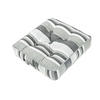 SITZKISSEN Morocco grau-weiß gestreift 40/40/8 cm - Hellgrau, Textil (40/40/8cm) - Homescapes