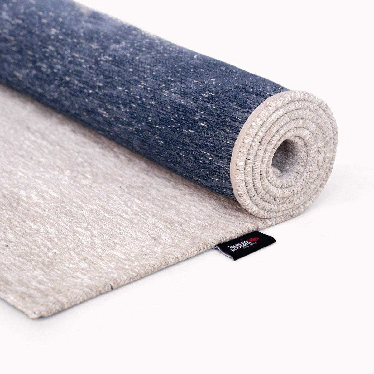 TEPPICH Sea Ink Craft Ribbon 80/150 cm - Blau, Kunststoff/Textil (80/150cm) - Louis De Poortere