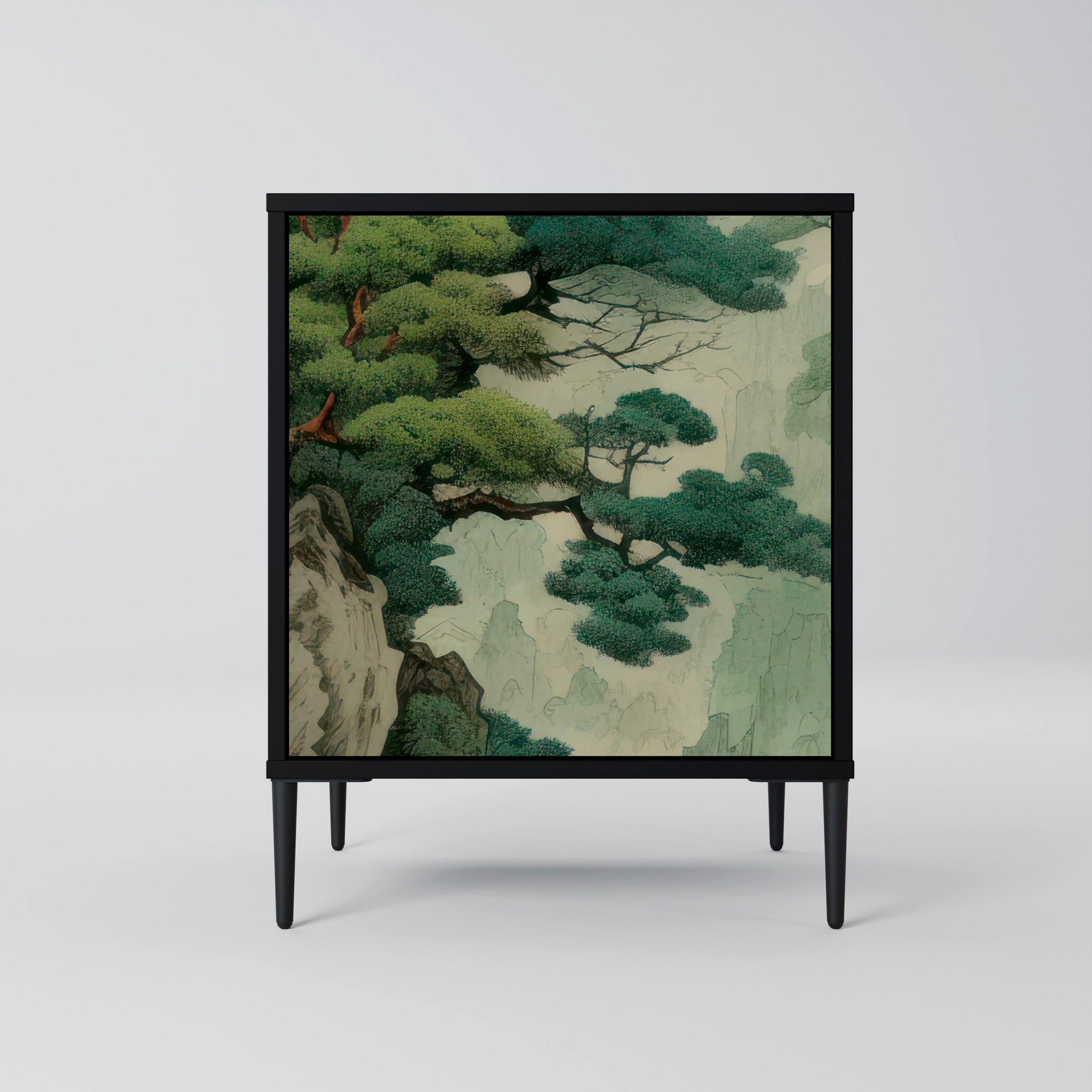 SpaceRebels Sideboard Schwarz 57.5x72.5x42 cm