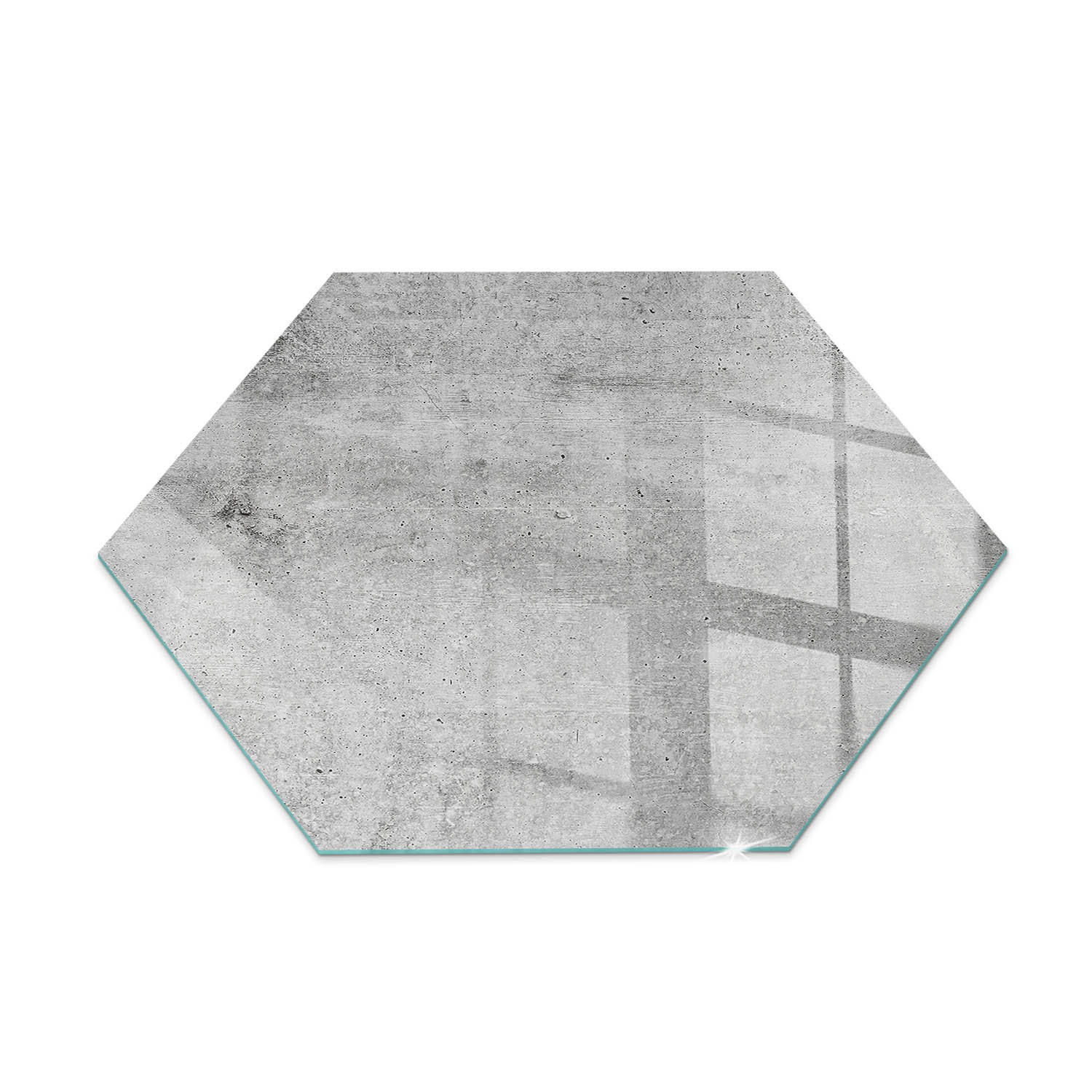 ArtPrintCave Glasplatte Grau 40x40x0.4 cm
