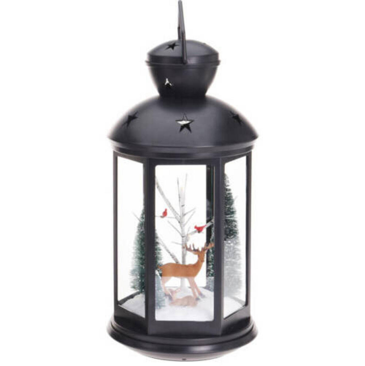 LATERNE 43 cm - Schwarz, Kunststoff (21.5/43/21.5cm) - Home Styling Collection