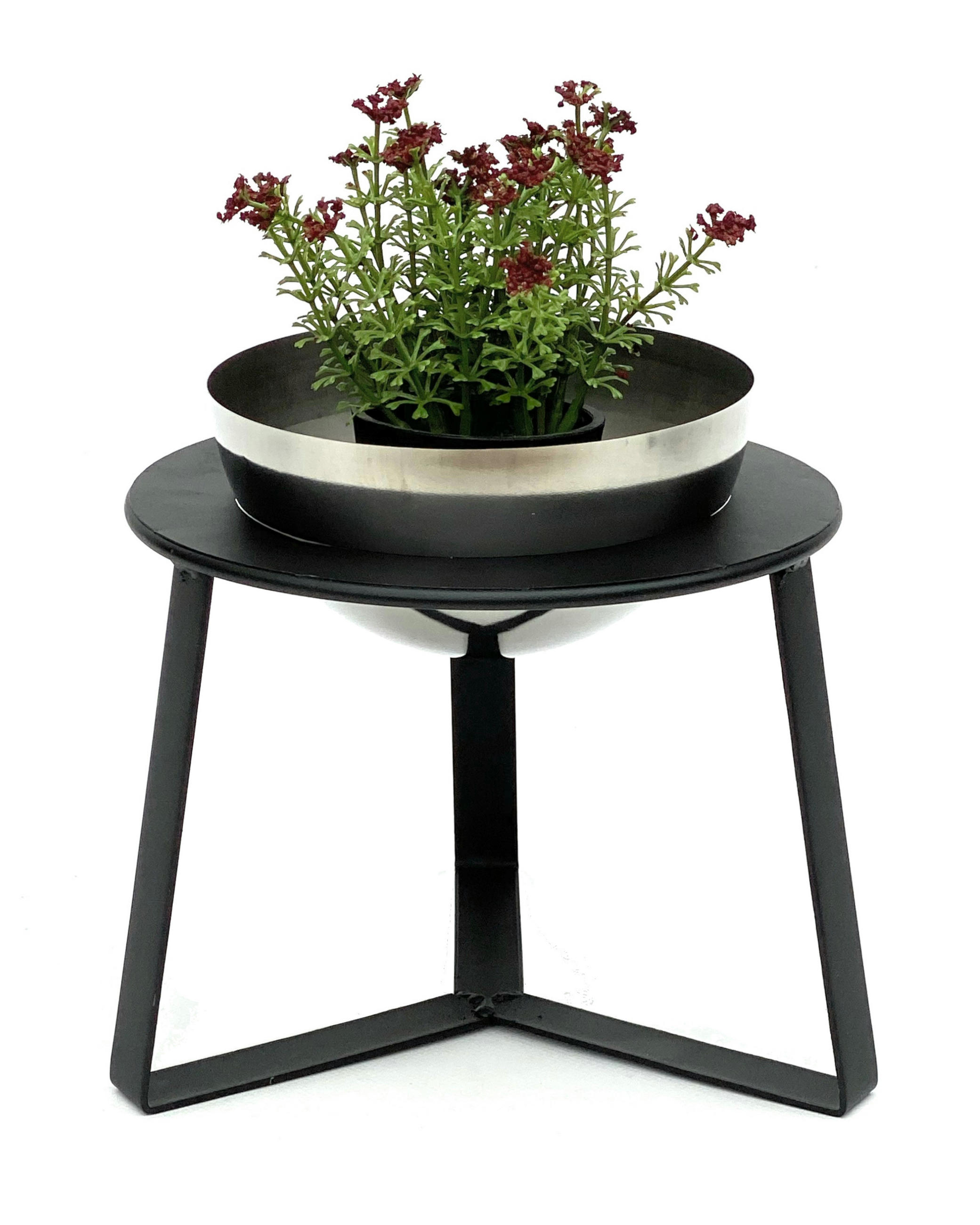 DanDiBo Blumenhocker Schwarz 21x18x22.5 cm