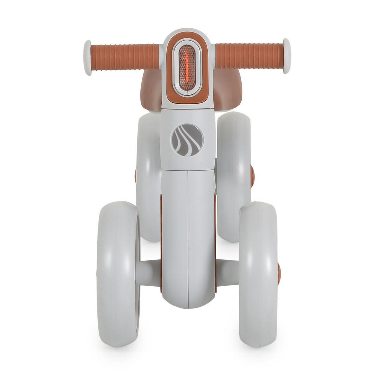 LAUFRAD RollyBoo 10 Zoll braun EVA-Reifen Stoßdämpfer Beleuchtung 4 Räder - Braun, Metall (56/20/35cm)