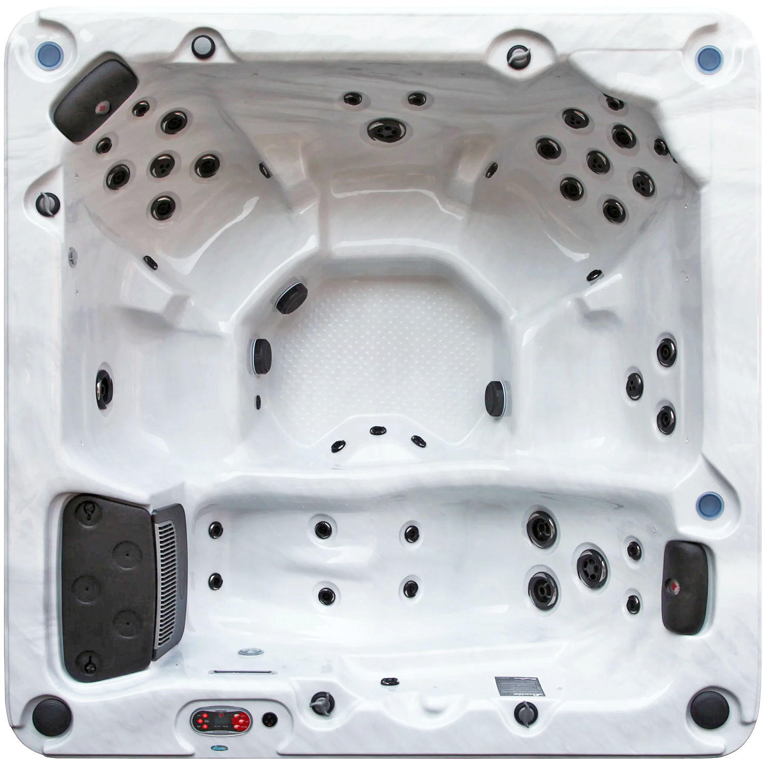 WHIRLPOOL Thunder Bay UV Whirlpool - Weiß Hochglanz, Kunststoff (219/82/219cm) - Canadian Spa Company