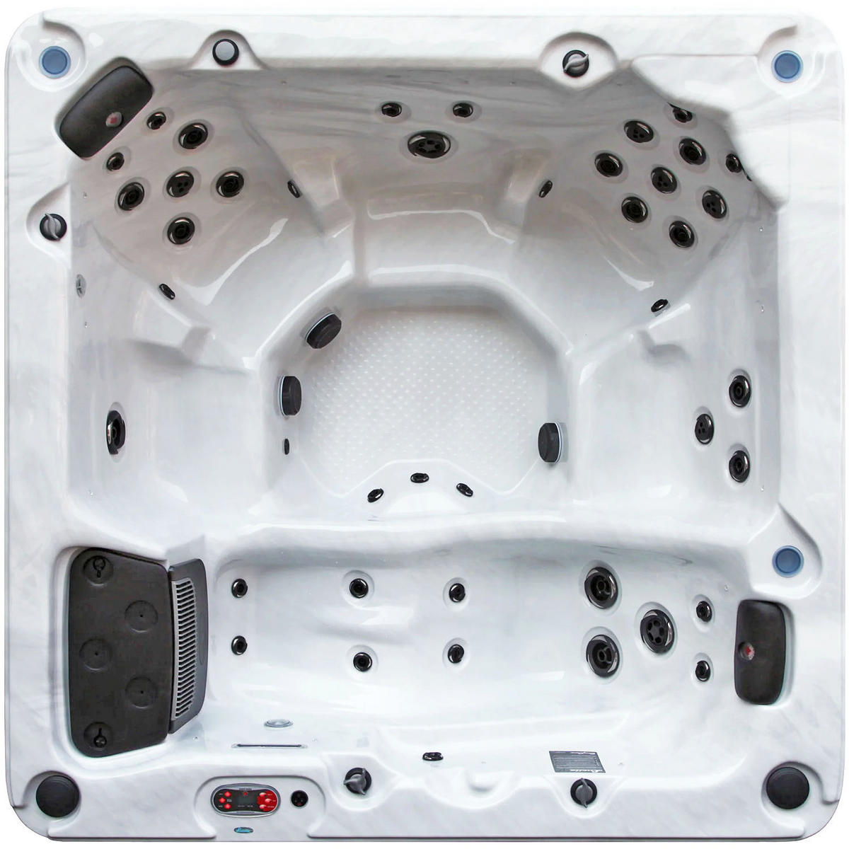 WHIRLPOOL Thunder Bay UV Whirlpool - Weiß Hochglanz, Kunststoff (219/82/219cm) - Canadian Spa Company