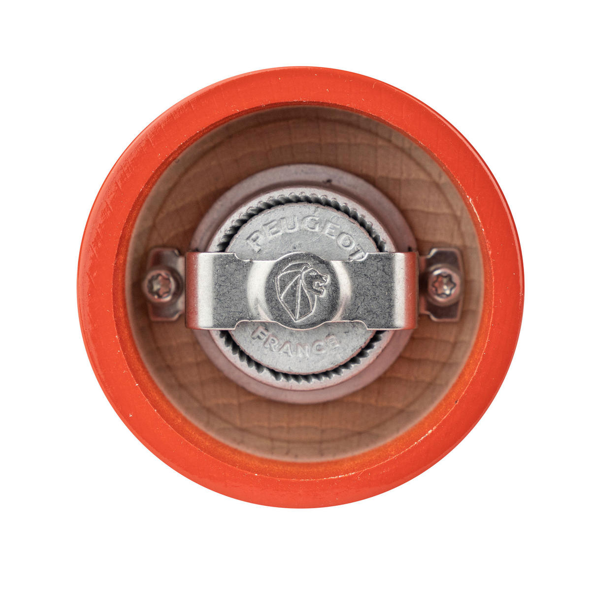 PFEFFERMÜHLE Bistro 10cm Buchenholz Terracotta Stahlmahlwerk - Orange, Holz (5.3/10/5.3cm) - PEUGEOT
