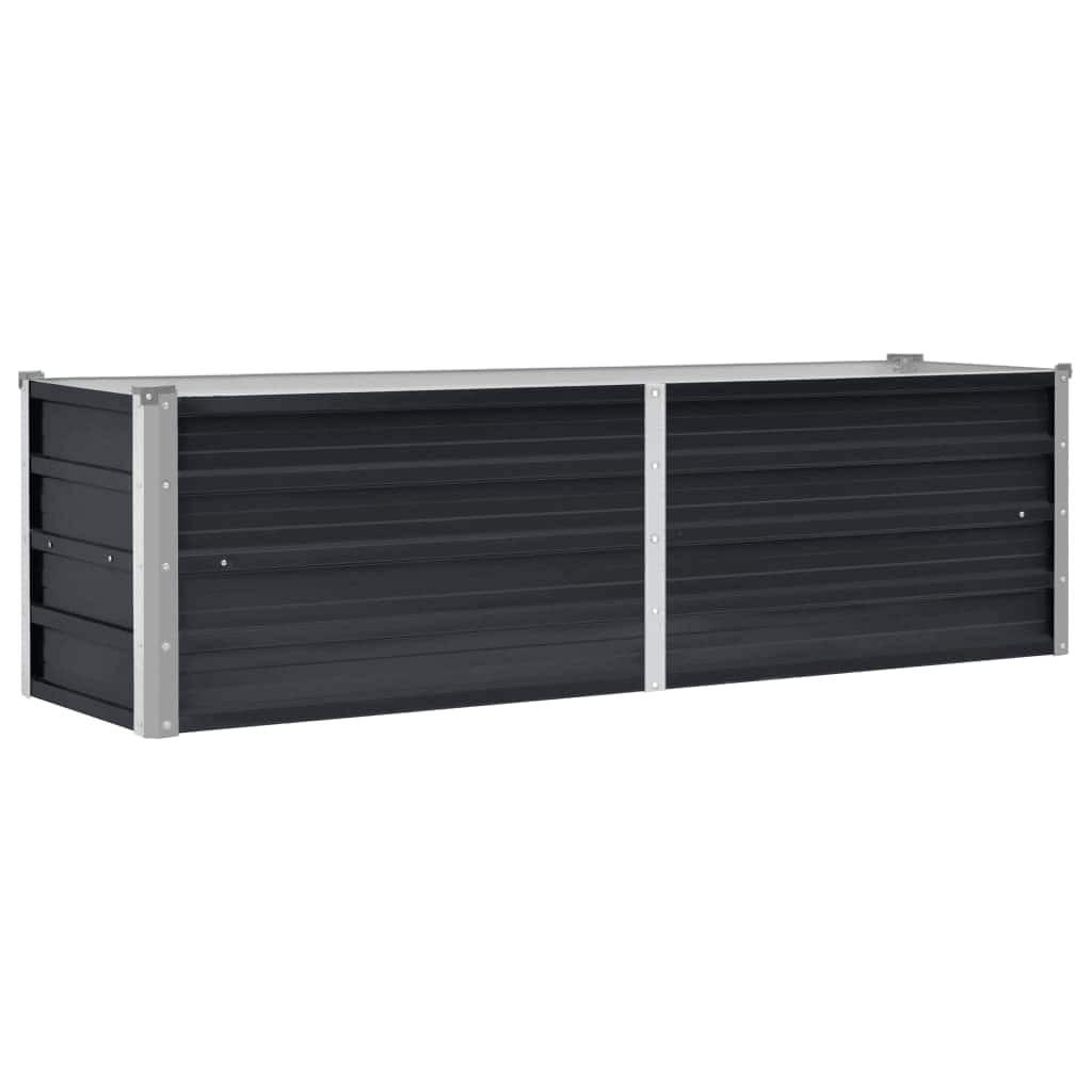 Deluke Hochbeet Anthrazit 160x45x40 cm