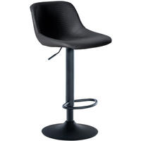 BARHOCKER Loft 79-103x43x49 cm Schwarz - Schwarz, Metall (43/79/49cm) - furnicato