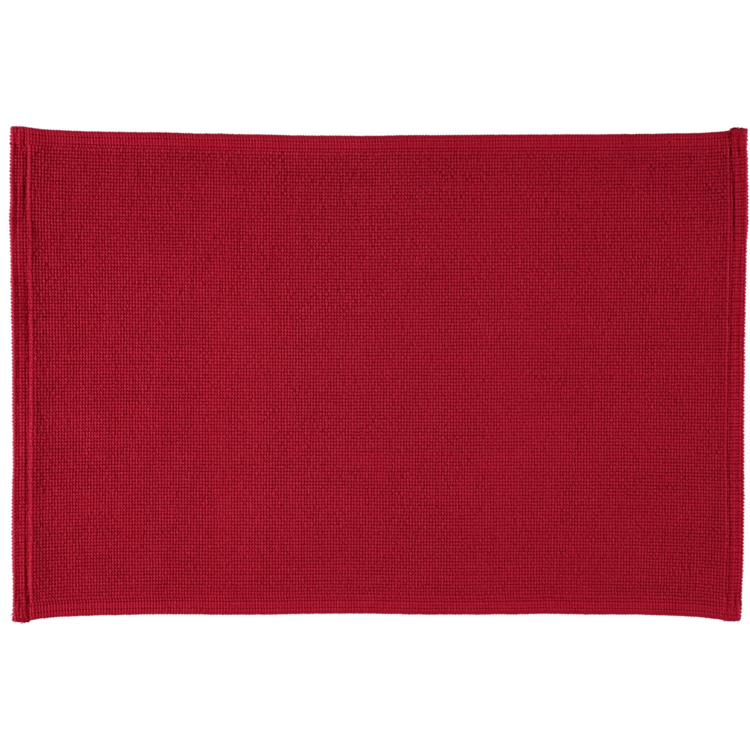 BADEMATTEN PLAIN CARDINAL - 349 - Rot, Textil (70/120cm) - Rhomtuft