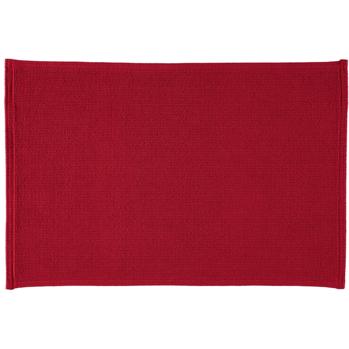 BADEMATTEN PLAIN CARDINAL - 349 - Rot, Textil (70/120cm) - Rhomtuft