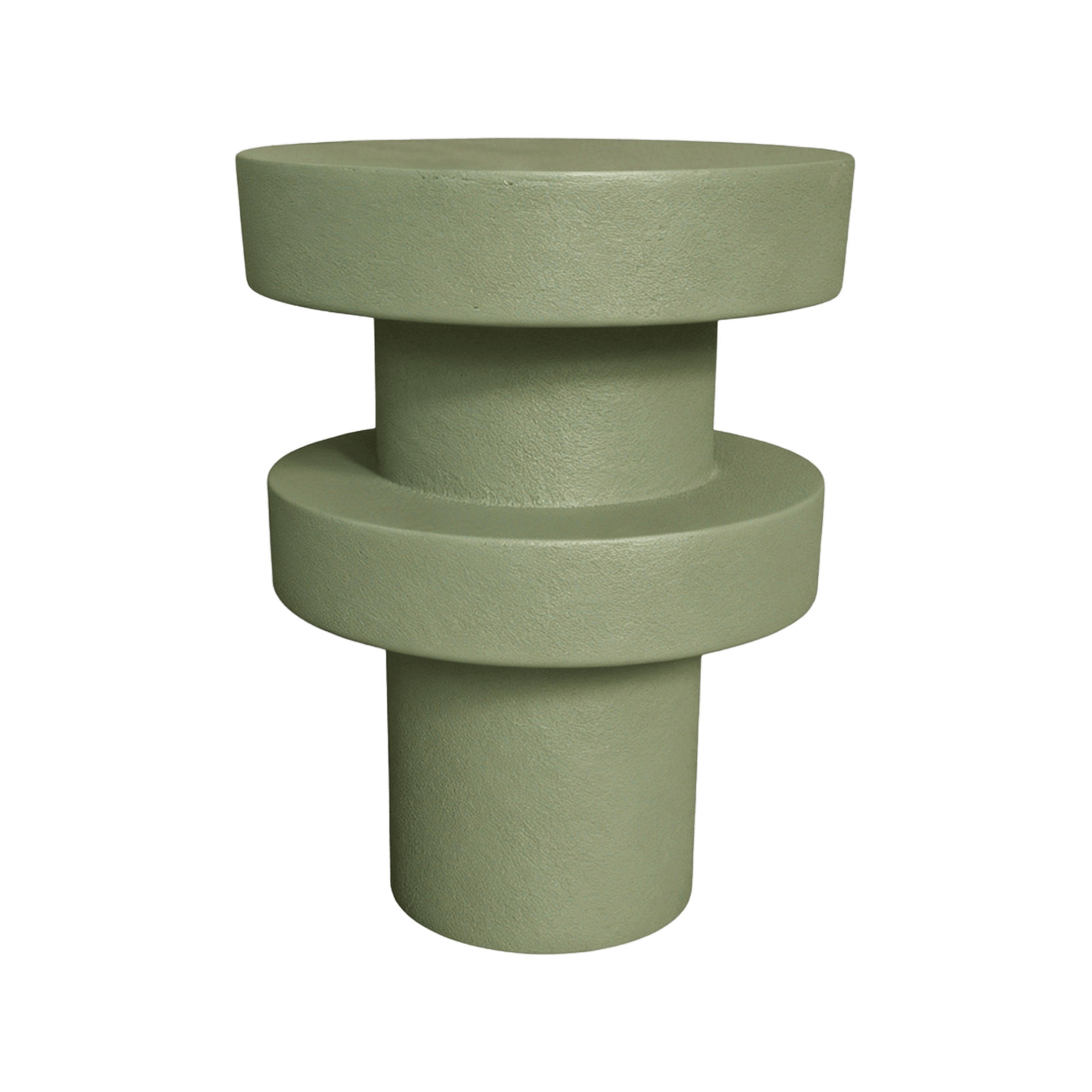 BEISTELLTISCH Grün 33/33/45 cm - Grün, Stein (33/33/45cm) - Mobili Rebecca