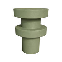BEISTELLTISCH Grün 33/33/45 cm - Grün, Stein (33/33/45cm) - Mobili Rebecca