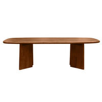 COUCHTISCH aus massivem gefärbtem Mangoholz L120 cm SOTA - Braun, Holz (120/45/35cm) - Miliboo