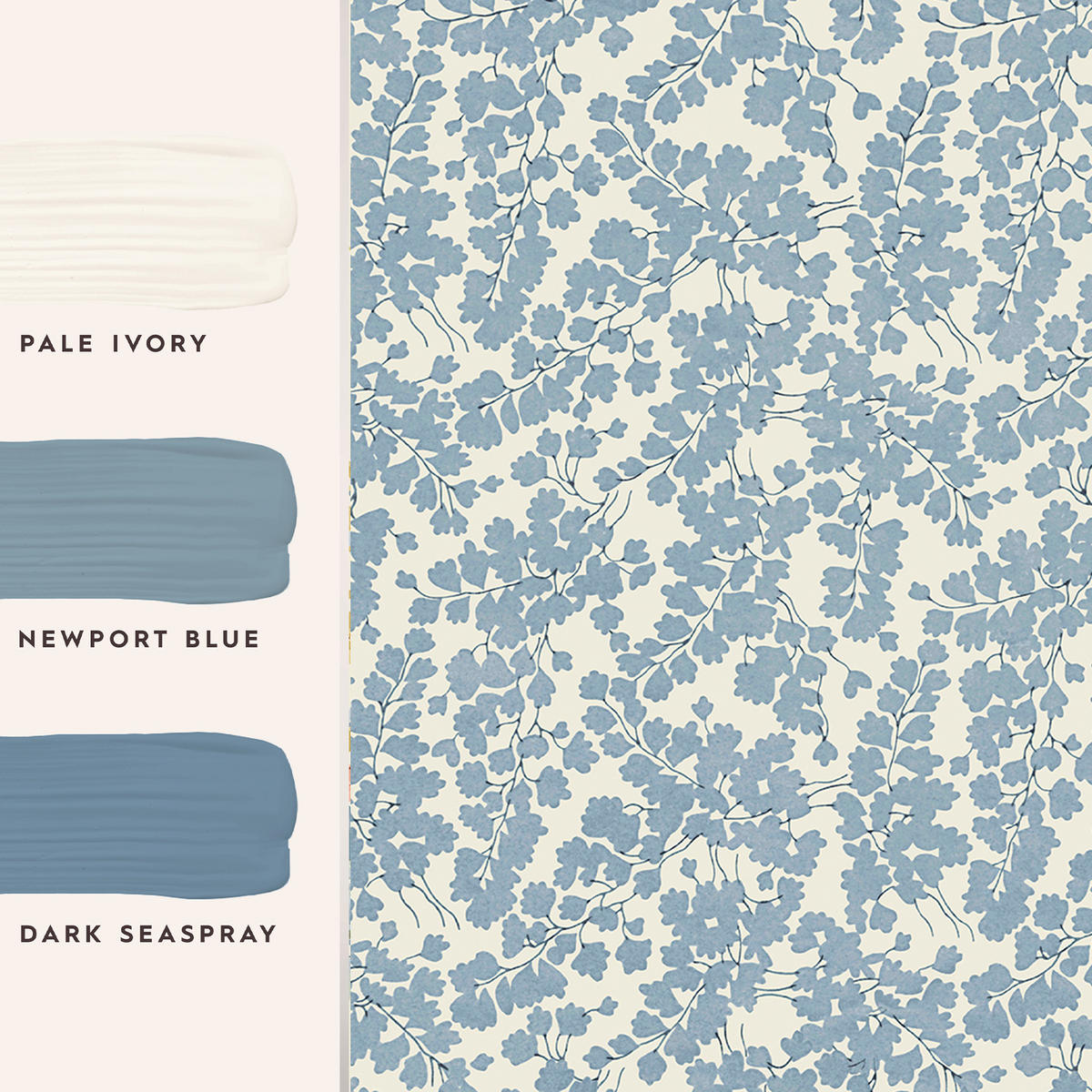 VLIESTAPETE Cariad 1000x52cm - Blau, Papier/Kunststoff (52/1000cm) - LAURA ASHLEY