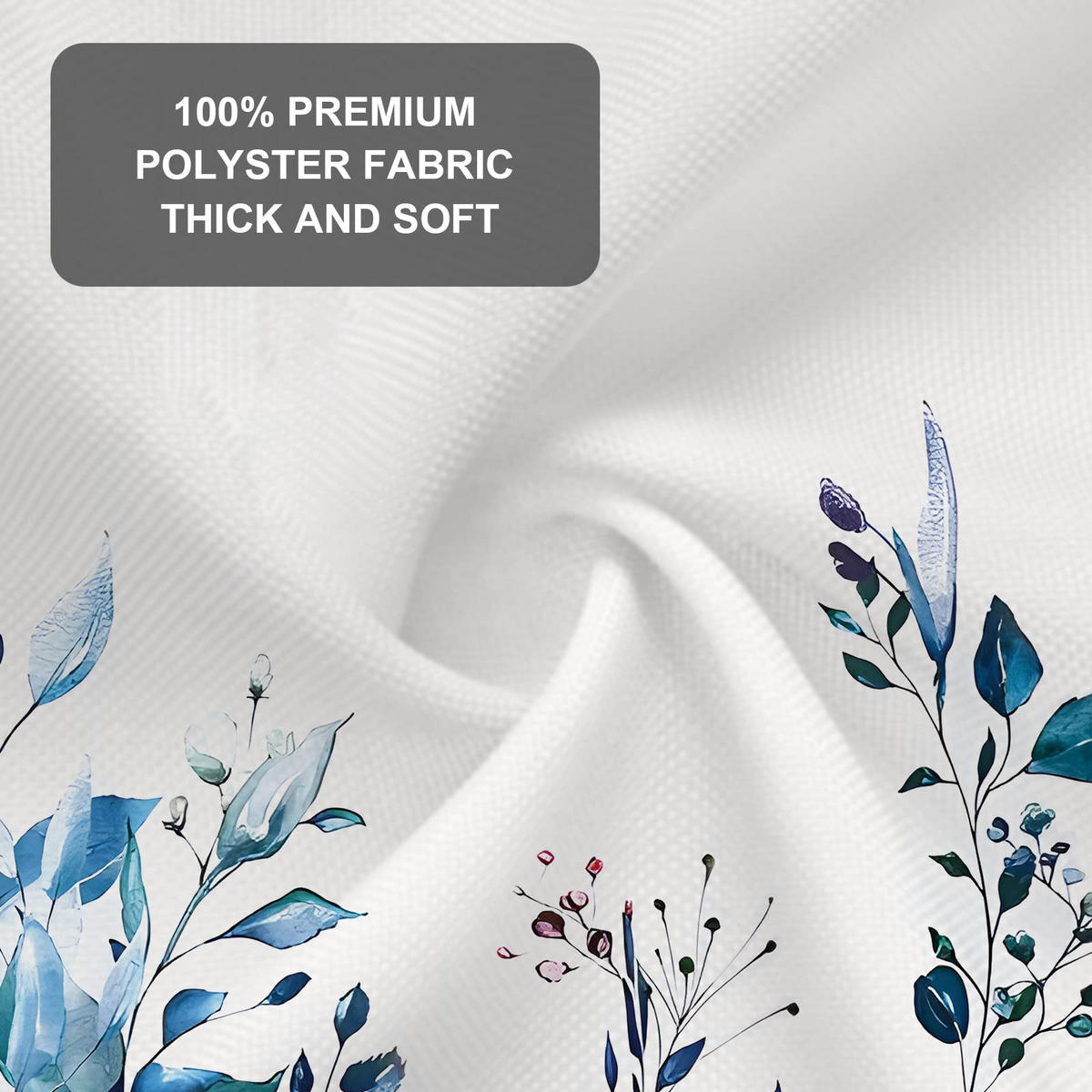 DUSCHVORHANG 180 x 180 cm 100% Polyester für Badewanne und Badezimmer waschbar schimmelresistent antibakteriell - Multicolor, Textil (180/180cm) - MCBOSON