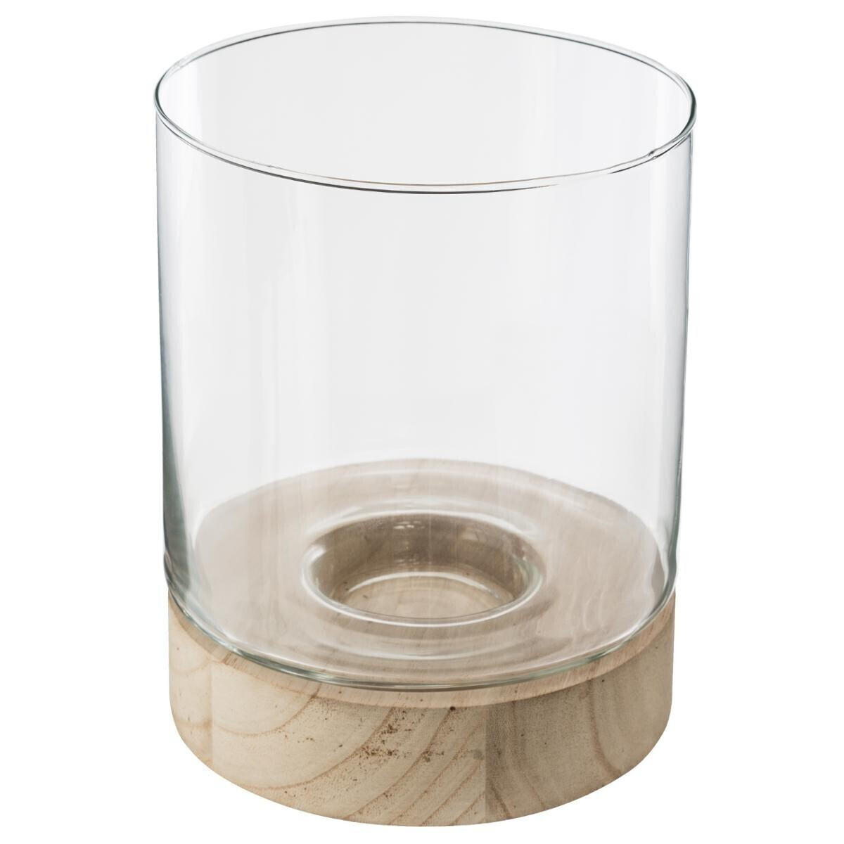 TEELICHTHALTER-SET Glas Ete 16/16/19,8 cm - Transparent, Glas (16/19.8/16cm) - Atmosphera Createur d´interieur