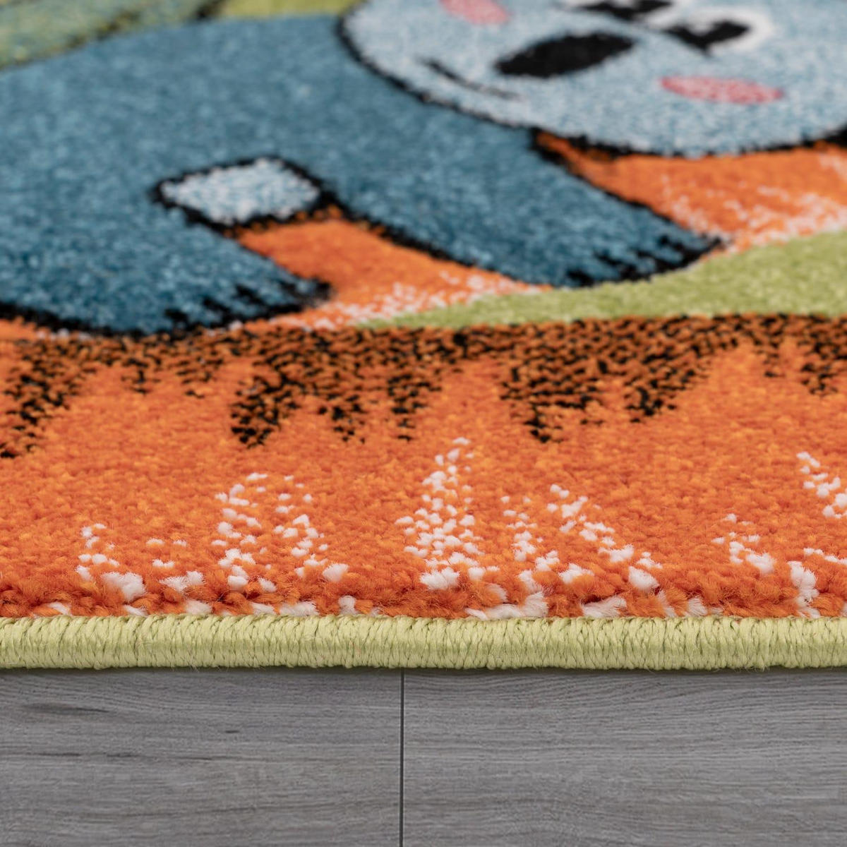 KINDERTEPPICH DIAMOND 638 GRÜN 80X150 - Grün, Kunststoff (80/150cm) - Paco Home