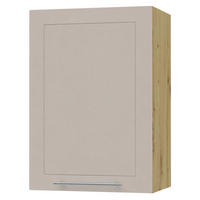 KÜCHENHÄNGESCHRANK Kvantum W2/50 Eiche Artisan / Kaschmir Matt 50 / 32,5 / 72cm - Kaschmir/Eiche Artisan, Holz/Holzwerkstoff (50/72/32.5cm) - Feldmann-Wohnen